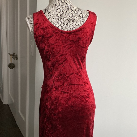 Red Velvet Dress - Picture 3 of 3